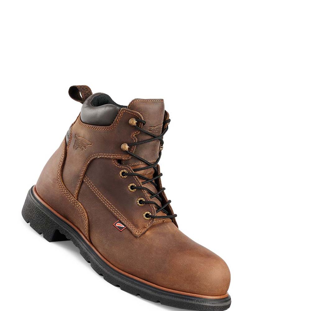 Red Wing 6-inch CSA Soft Toe Men\'s Work Boots Brown | ZA 73KOR